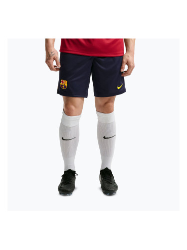 Мъжки футболни шорти Nike FC Barcelona Strike blackened blue/noble red/mineral yellow