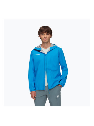 Mammut Ducan Light HS Мъжко дъждобран с качулка ледниково синьо