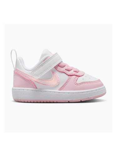 Детски обувки Nike Court Borough Low Recraft white/pink foam