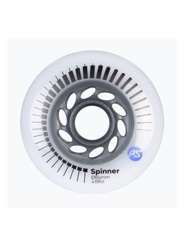 Колела за ролери Powerslide Spinner 84 mm/88A 4 pcs. white