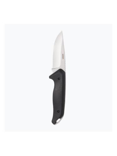 Gerber Travel Knife Moment Fixed Large Drop Point Black Silver 31-003617