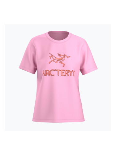 Дамска тениска Arcteryx Kragg SL Cotton Heatmap Crew pineberry