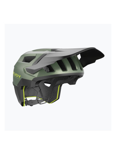 Велосипедна каска Rudy Project Terraform met.olive/black/acid green matte