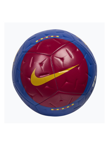 Футболна топка Nike Academy FC Barcelona game royal/cardinal red size 5