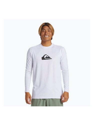 Мъжка блуза с дълъг ръкав за плуване Quiksilver Everyday Surf Tee white