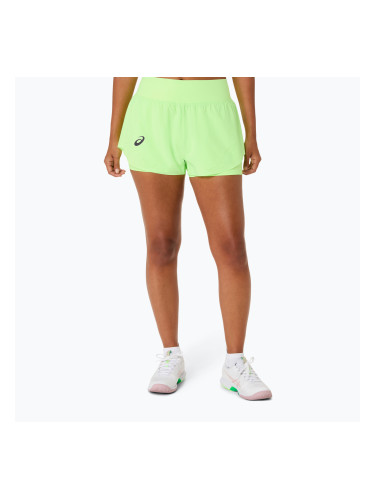 Дамски тенис шорти ASICS Match Laser Cut W illuminate green