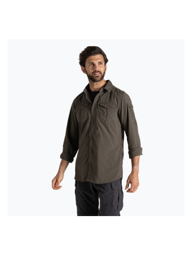 Мъжка риза за трекинг Craghoppers NosiLife Adventure Long Sleeved Shirt III woodland green