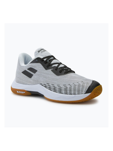 Мъжки обувки за бадминтон Babolat Shadow Spirit 2 white/ black