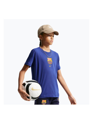 Детска тениска Nike FC Barcelona Soccer deep royal blue