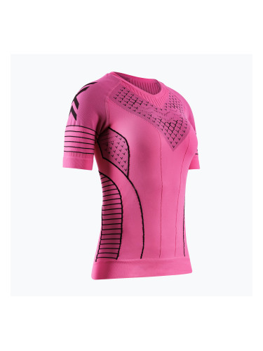 Koszulka do biegania męska X-Bionic Twyce Race neo pink/x black