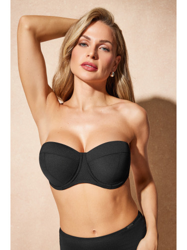 Горнище на бански костюм Splash Black