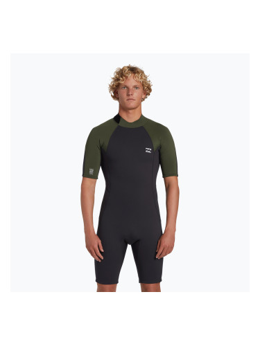 Мъжки бански Billabong 2mm Foil Back Zip Spring moss Swim Foam