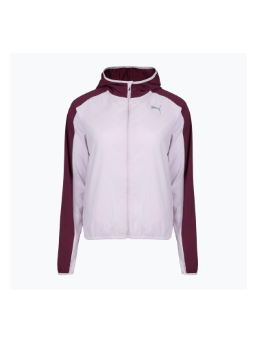 Дамско яке за бягане Puma Run 5K Woven Jacket lavender fog