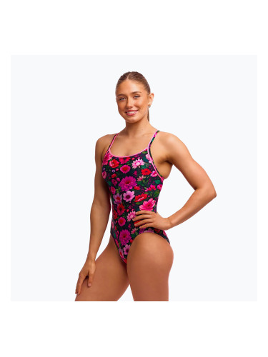 Дамски цял костюм за плуване Funkita Diamond Back One pieces garden glow