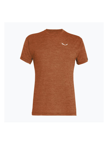 Мъжка тениска Salewa Puez Melange Dry bombay brown melange
