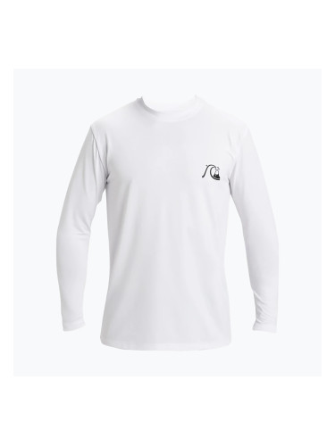 Мъжка блуза с дълъг ръкав за плуване Quiksilver DNA Bubble Logo white