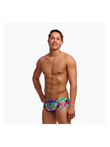 Мъжки плувни боксерки Funky Trunks Sidewinder Trunks happy hide
