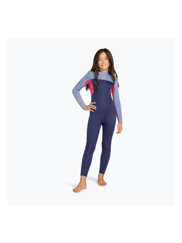 Детски неопренов костюм за плуване ROXY 4/3 mm Prologue Back Zip GBS Wetsuit dark denim
