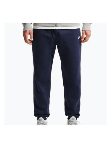 Мъжки панталони за бягане Nike Club Cuffed Brushed obsidian/obsidian/white