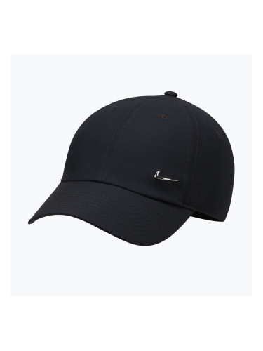 Шапка с козирка Nike Dri-Fit Club Unstructured Metal Swoosh 2026 black/metallic silver