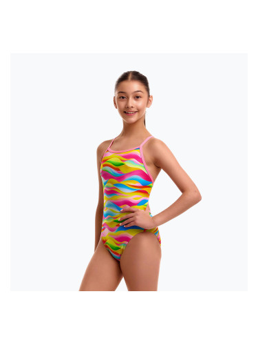 Детски цял бански костюм  Funkita Single Strap One pieces maybe wavy