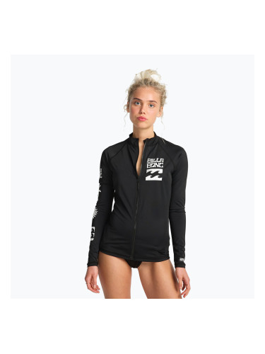Дамска блуза с дълъг ръкав за плуване Billabong Surf Capsule Full Zip black