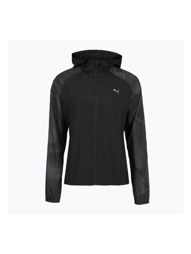 Дамско яке за бягане Puma Run AOP Favorite Woven Jacket black