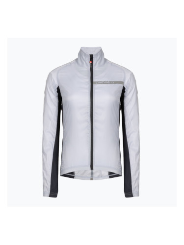 Дамско яке за колоездене Castelli Squadra Stretch silver gray/dark gray
