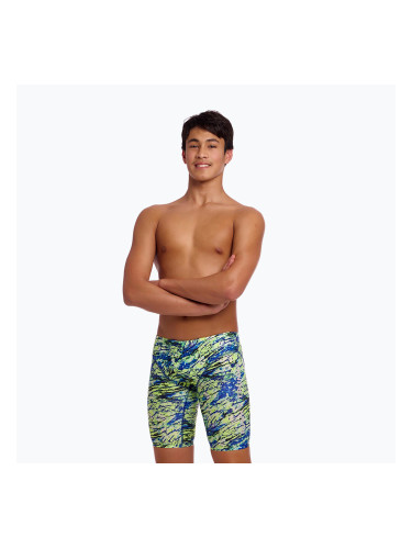 Шорти за плуване тип клин Funky Trunks Fast Training scaled black