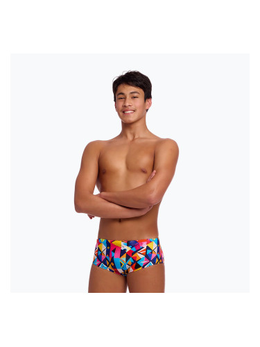 Детски плувни боксерки Funky Trunks Sidewinder Trunks broken blox