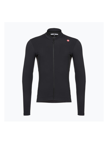 Мъжки суитшърт за колоездене Castelli Espresso Thermal light black