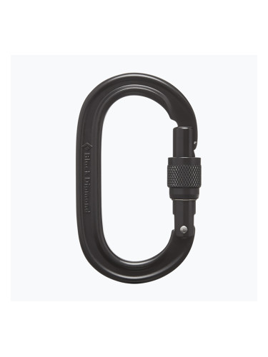Карабинер Black Diamond Oval Keylock SCRWGT black