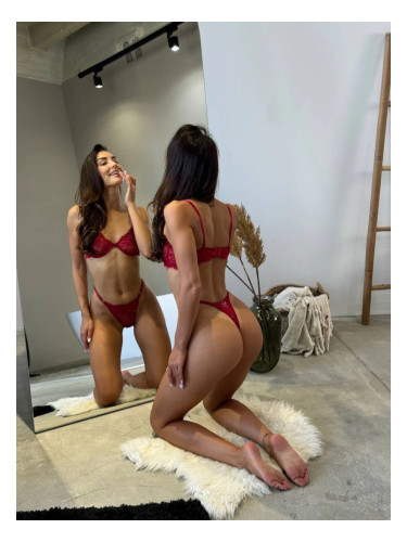 See through lingerie Прозрачен сет от две части “Read Me”