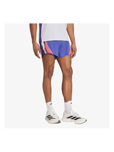 Къси панталони adidas ADIZERO Archive Running Shorts Dual Indigo/ Semi Lucid Red/ White M/5