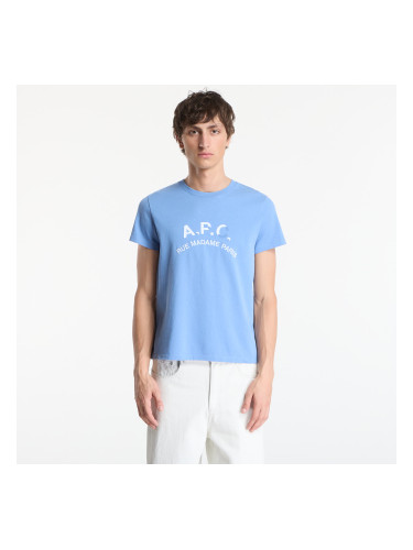 Тениска A.P.C. T-Shirt Vintage Light Blue S