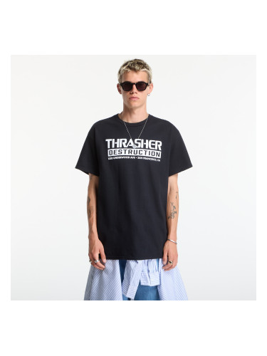 Тениска Thrasher Destruction T-Shirt Black S