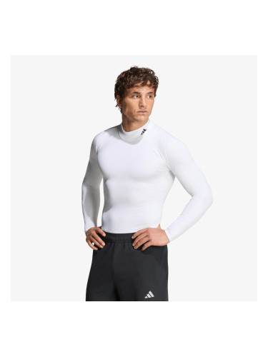 Тениска adidas Training Mockneck Long Sleeve T-Shirt White XL