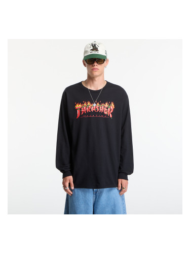 Тениска Thrasher Fuego Longsleeve Black S