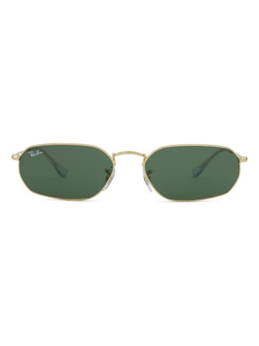 Ray-Ban RB3947 001/31 - правоъгълна слънчеви очила, unisex, златни
