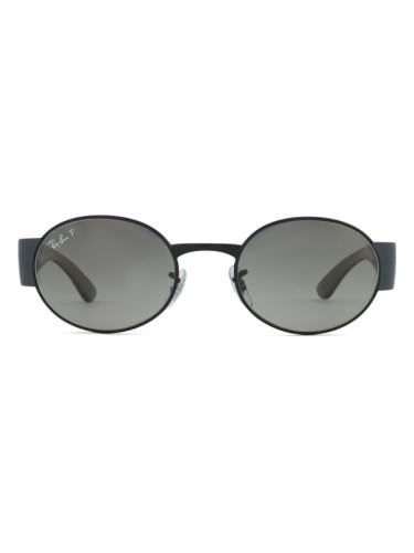 Ray-Ban RB3770 002/M3 52 - кръгла слънчеви очила, unisex, черни, поляризирани огледални