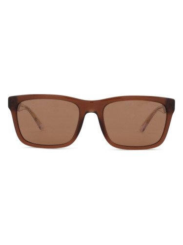 Emporio Armani EA 4224 609573 57 - правоъгълна слънчеви очила, мъжки, кафяви