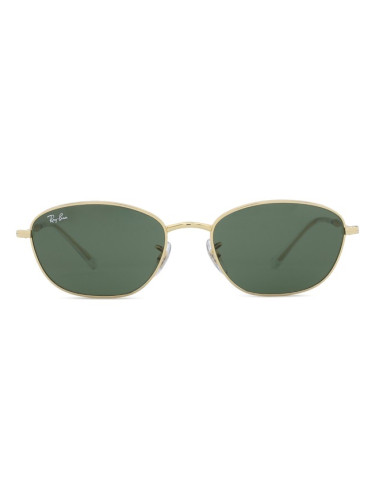 Ray-Ban RB3749 001/31 55 - правоъгълна слънчеви очила, дамски, златни