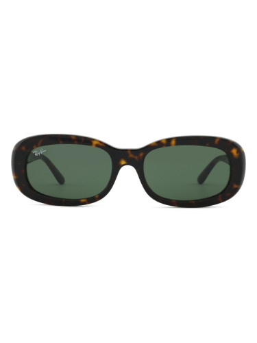 Ray-Ban RB2221 902/31 - правоъгълна слънчеви очила, дамски, кафяви
