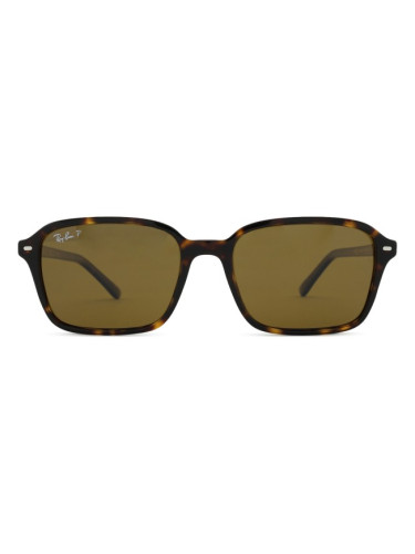 Ray-Ban Raimond RB2231 902/57 56 - правоъгълна слънчеви очила, unisex, кафяви, поляризирани