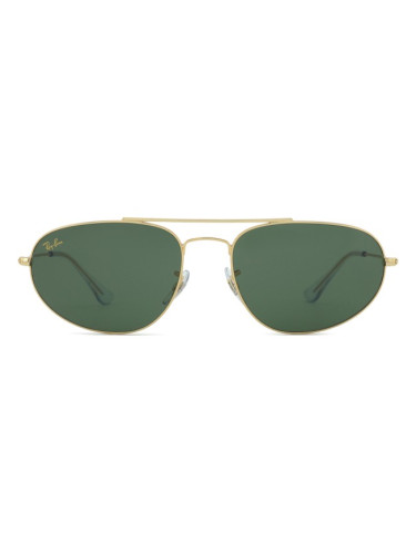 Ray-Ban RB3945 919631 60 - правоъгълна слънчеви очила, unisex, златни