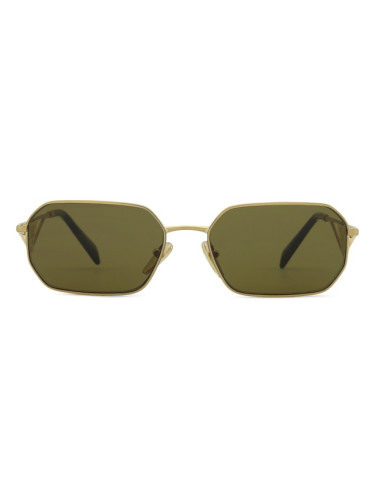 Prada 0PR A51S 15N01T 58 - правоъгълна слънчеви очила, unisex, златни