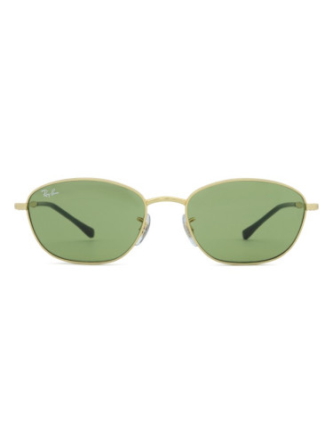 Ray-Ban RB3749 001/4E 55 - правоъгълна слънчеви очила, дамски, златни