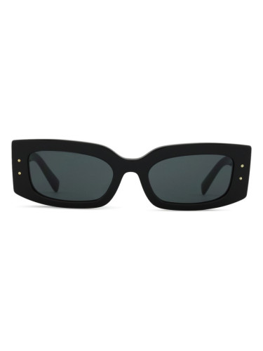 Dolce & Gabbana 0DG 4479 501/87 55 - правоъгълна слънчеви очила, дамски, черни