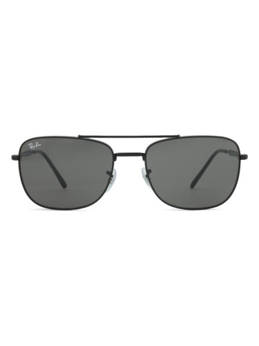 Ray-Ban RB3755 002/B1 - правоъгълна слънчеви очила, unisex, черни