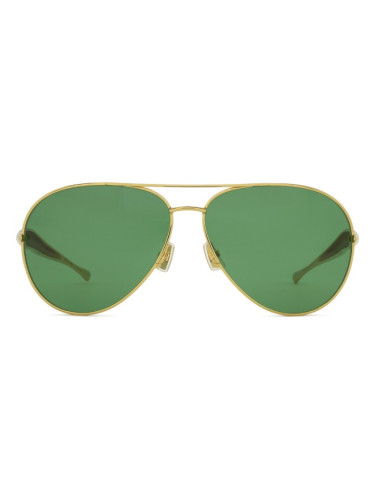 Bottega Veneta BV1305S 001 64 - pilot слънчеви очила, unisex, златни